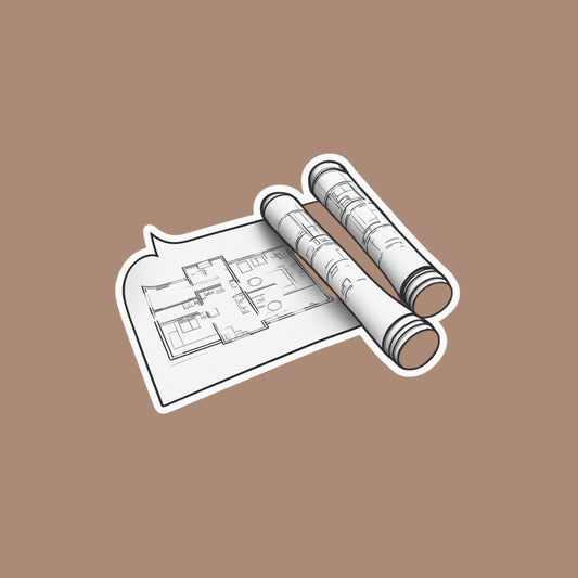 architect design sticker