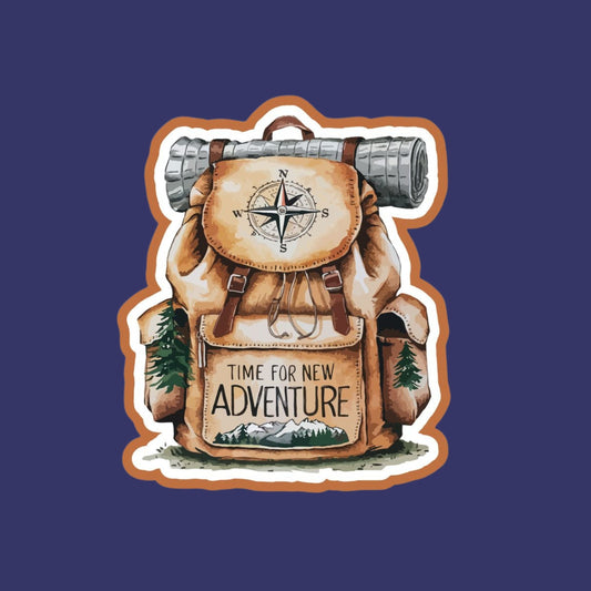 Adventure Backpack sticker