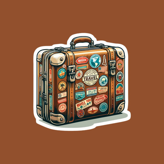 Travel Luggage Bag sticker