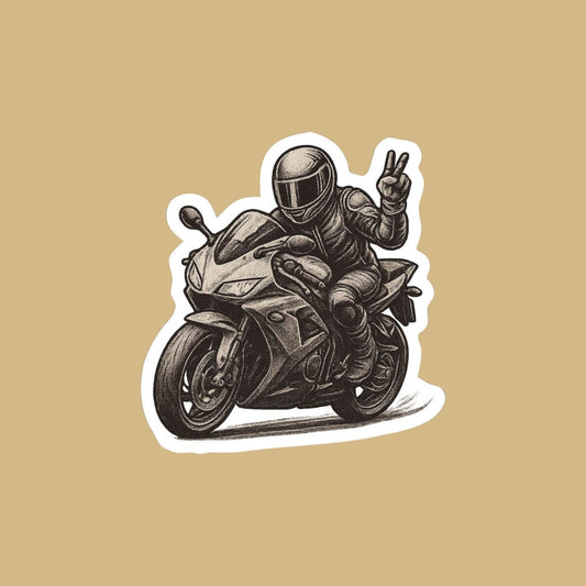 Biker Sticker