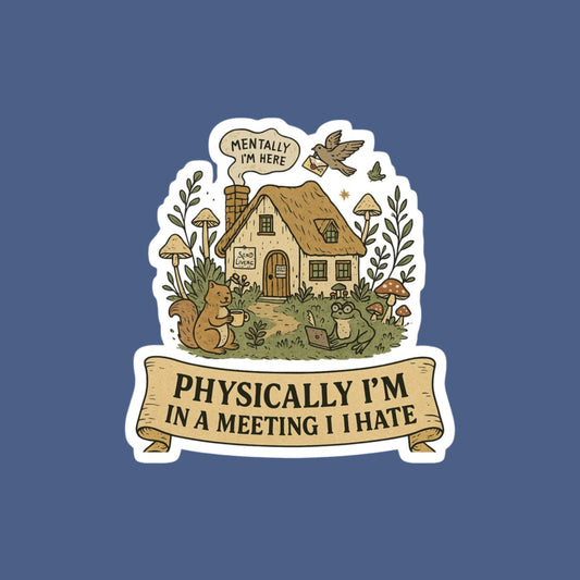 Physically I am in a meeting