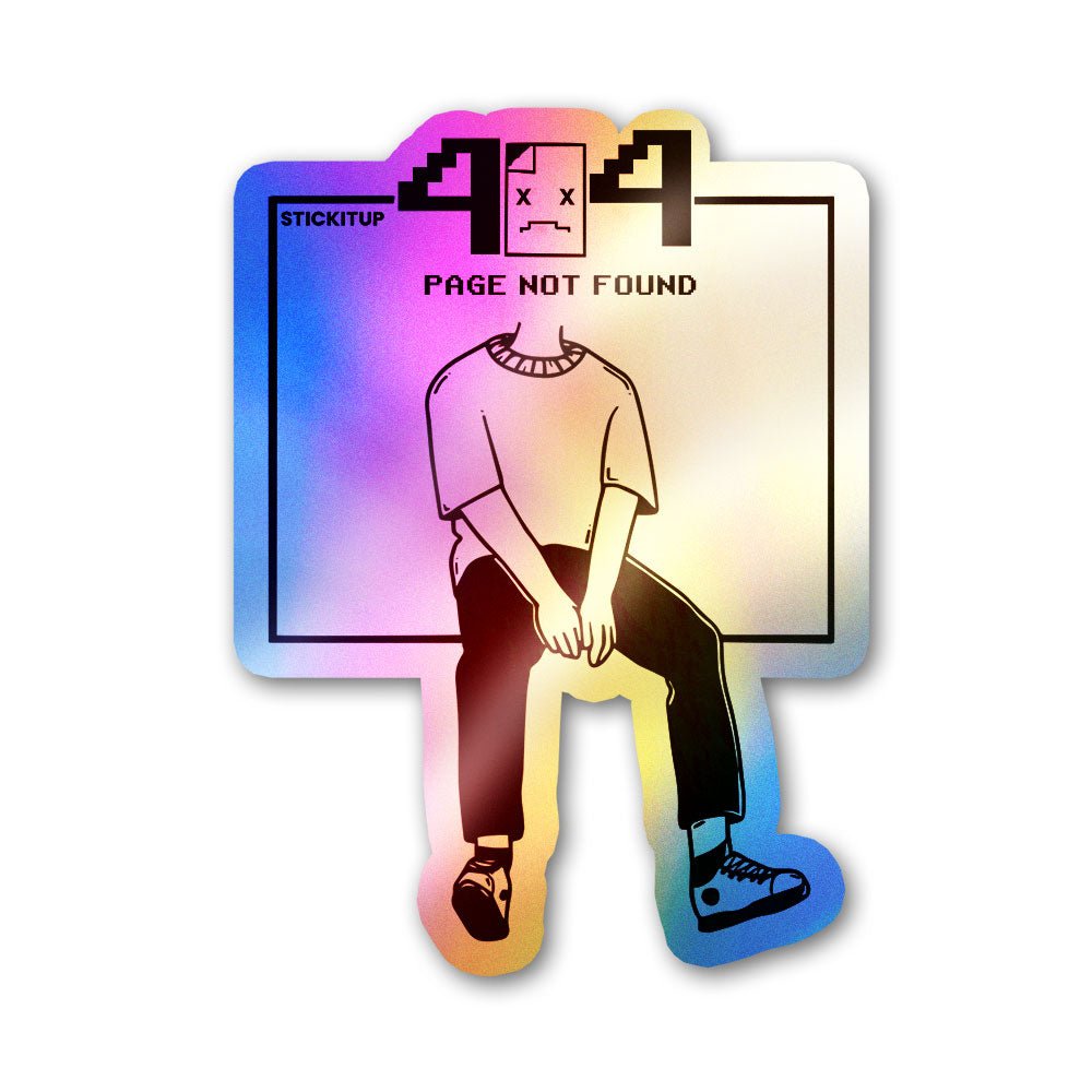 404 Holographic Stickers