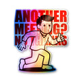 Another Meeting Running Man Holographic Stickers