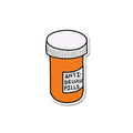 Anti Delulu pills Sticker
