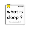 Architecture Student Sticker