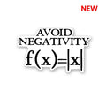 Avoid Negativity Sticker