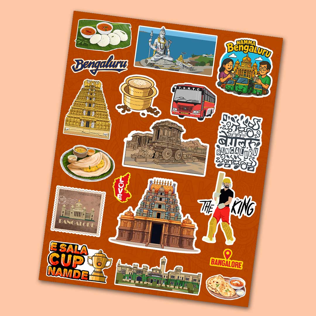 Bengaluru Mini Sticker Sheet
