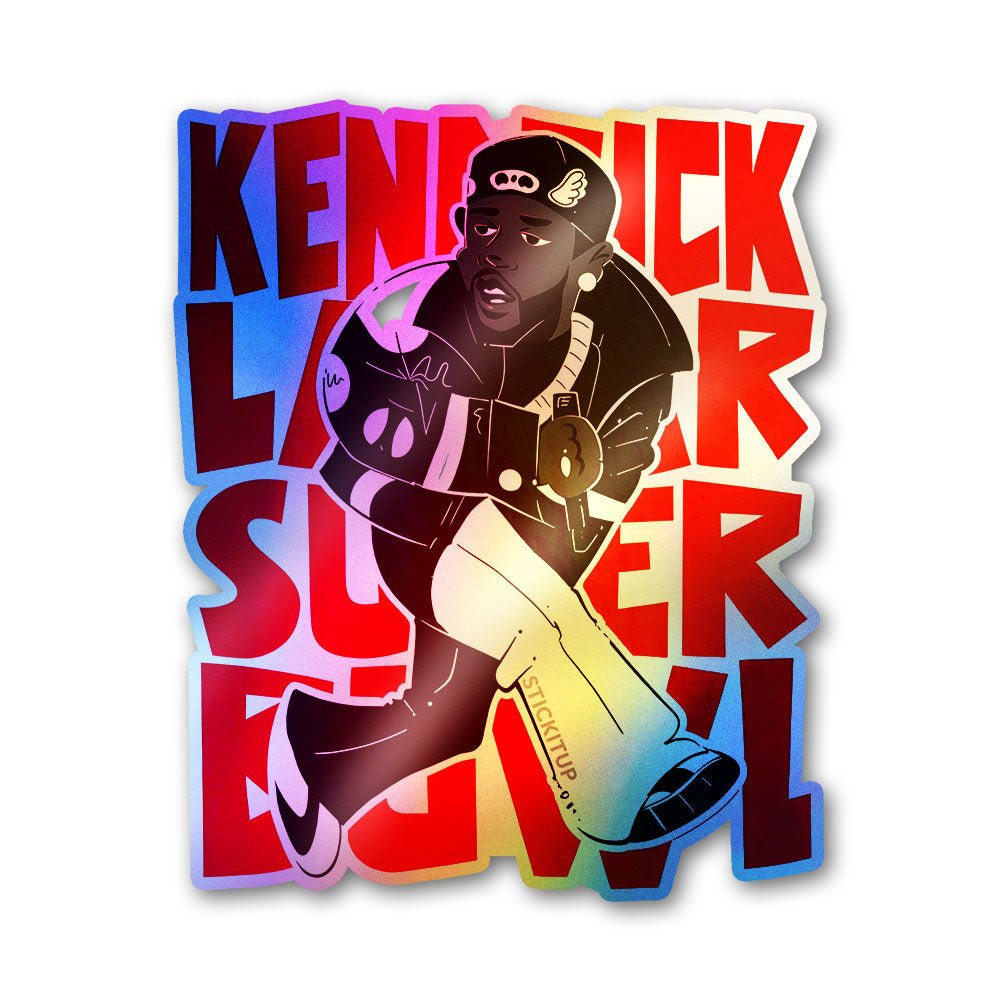 Big Game Sunday Holographic Stickers
