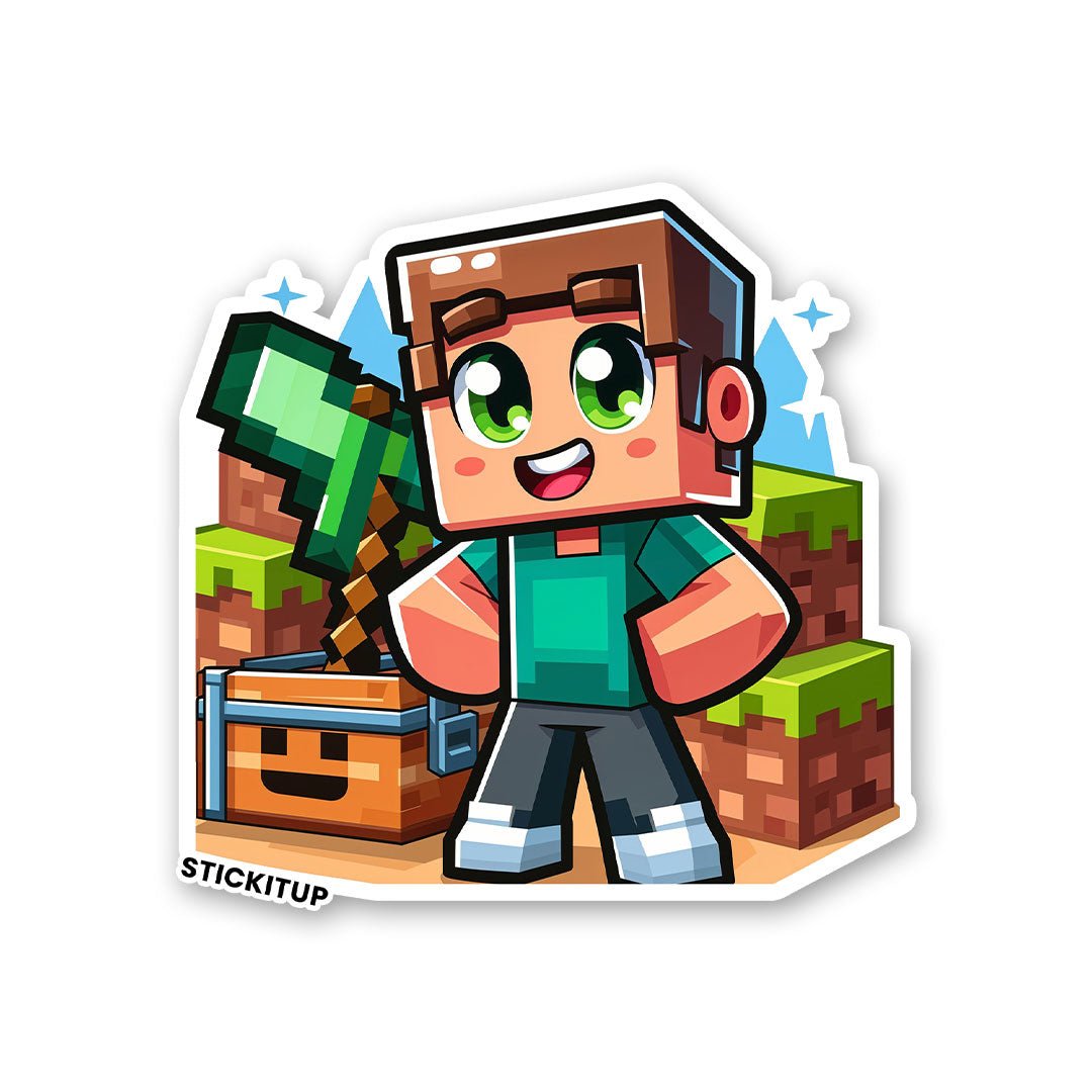 BLOCKY STEVE Sticker