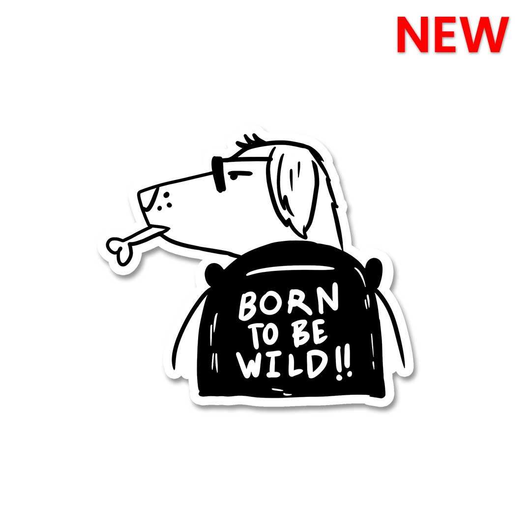Be Wild Sticker