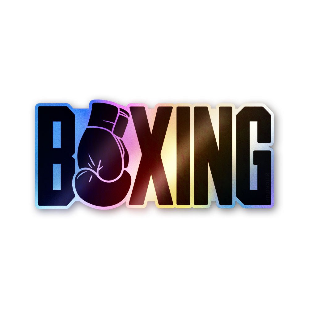 Boxing Holographic Stickers
