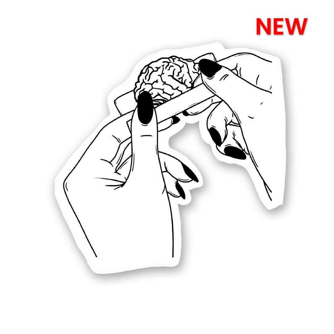 Brain Weed Sticker