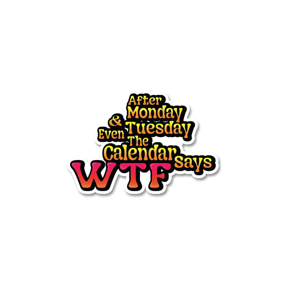 WTF Sticker