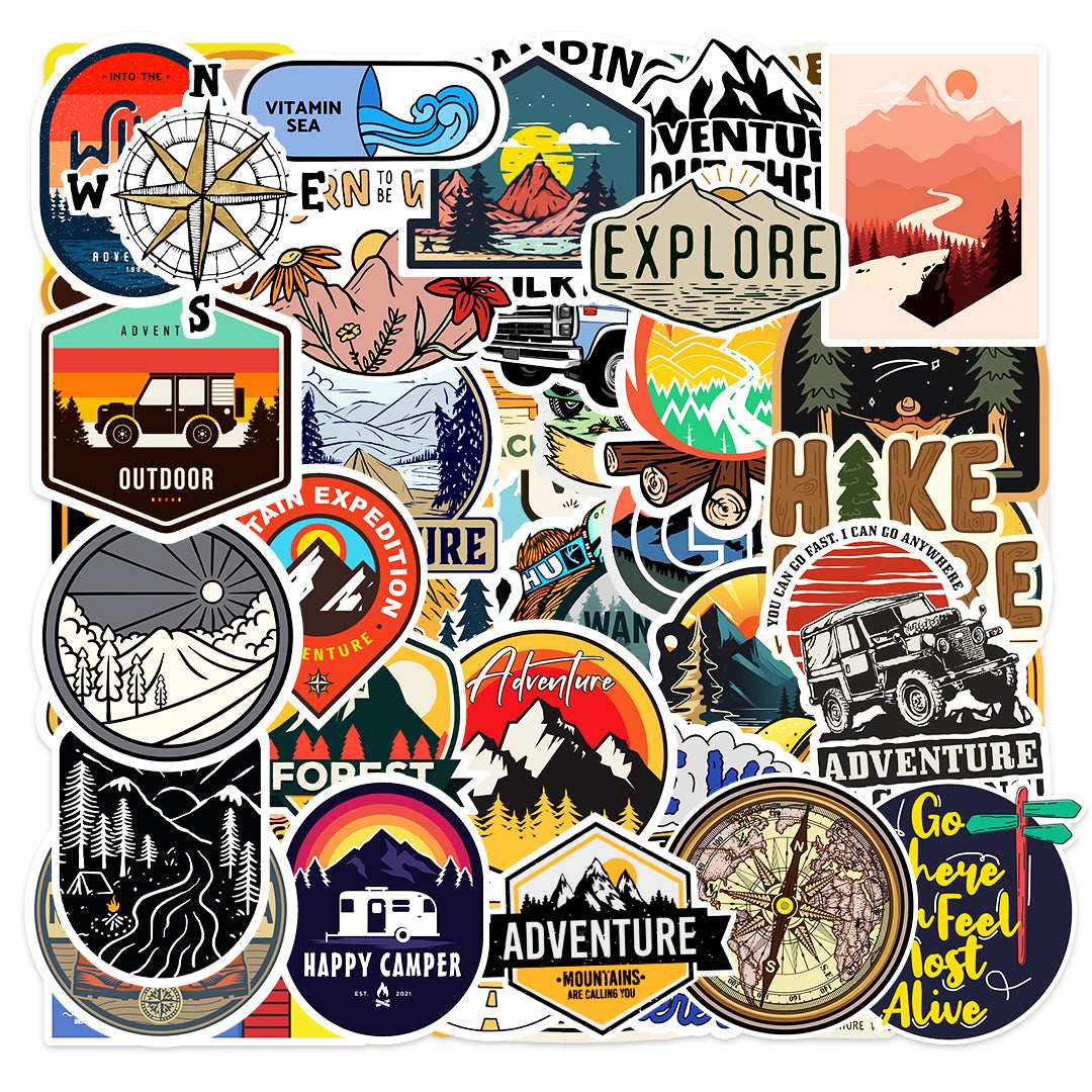 Camping Sticker
