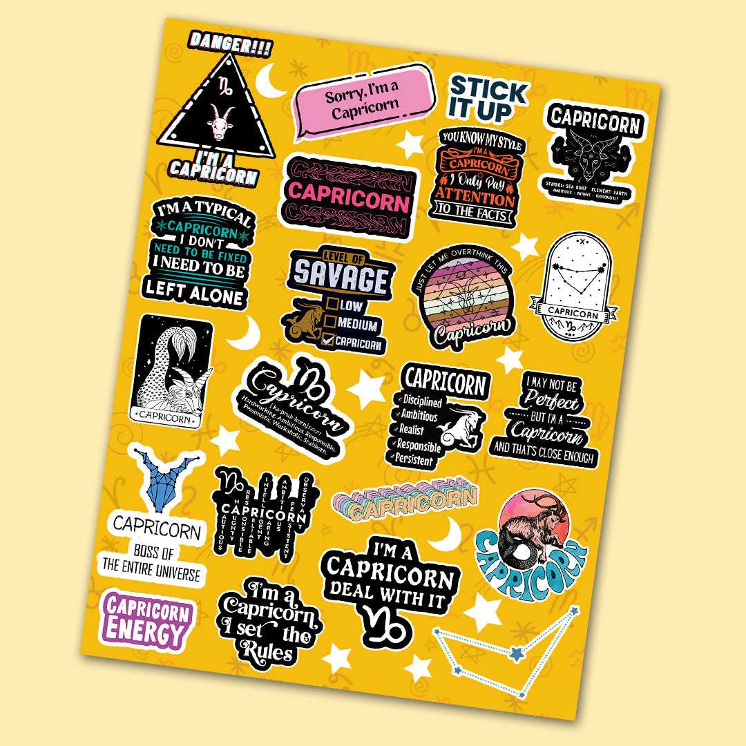 Capricon Mini Stickers Sheet