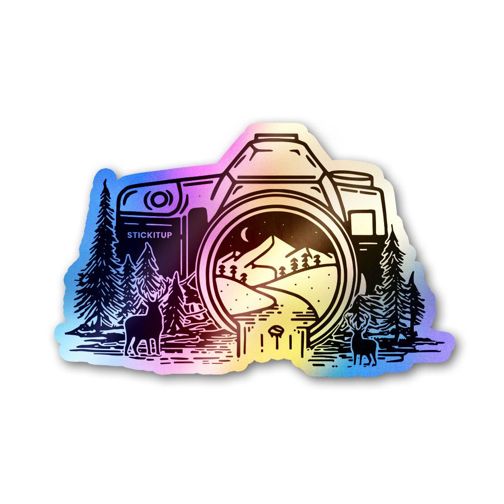 Capture The Wild Holographic Stickers