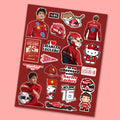 Charles Leclerc Sticker Sheet