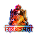 Chhatrapati Shivaji Maharaj 2.0 Holographic Stickers