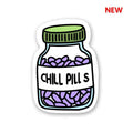 Chill Pill Witty Stickers