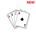 Clubs Card Sticker