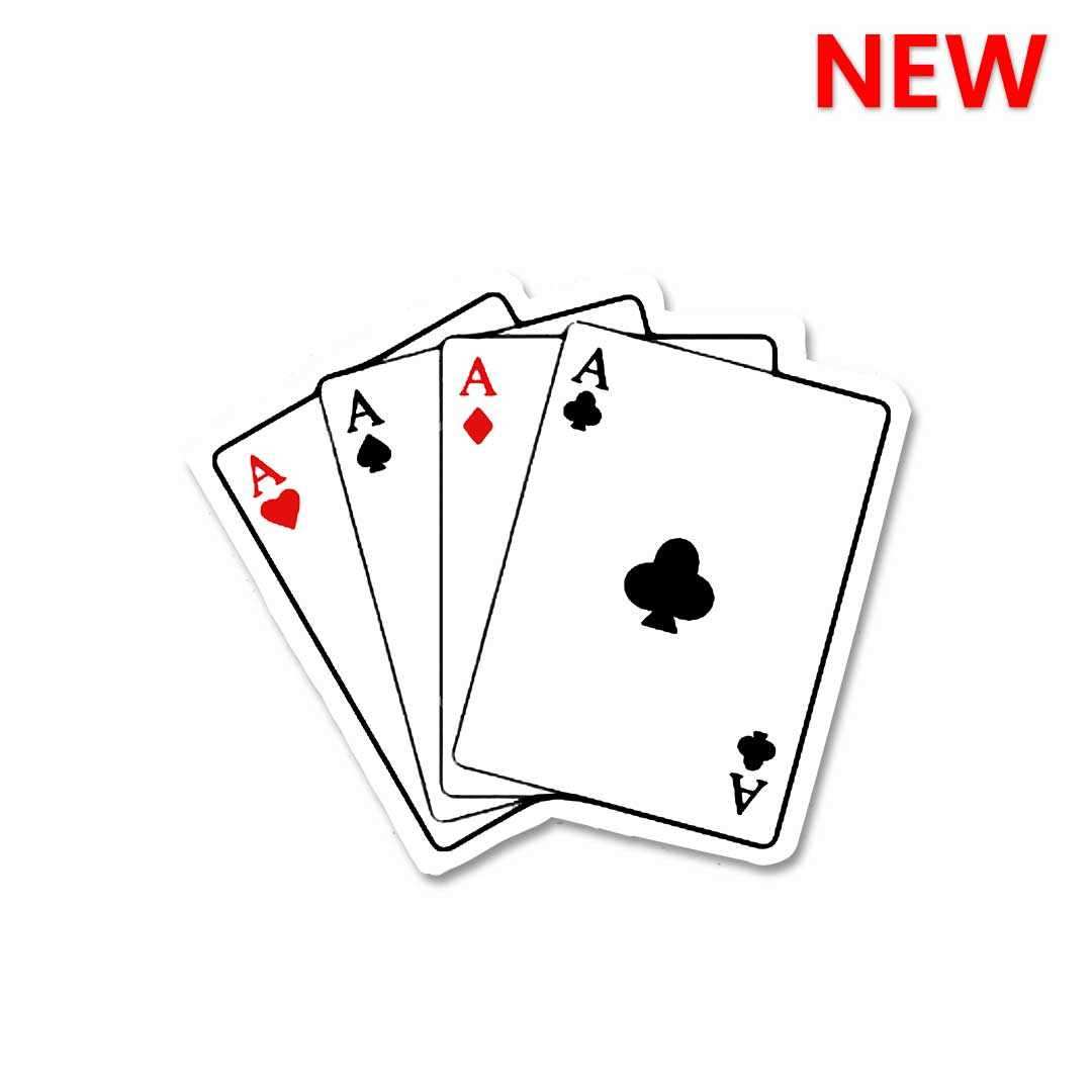 Clubs Card Sticker