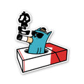 Cool Cat Casual Stickers