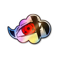 Crimson Clan Eye 1.1 Holographic Stickers