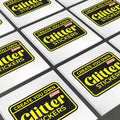 Custom Glitter Sticker