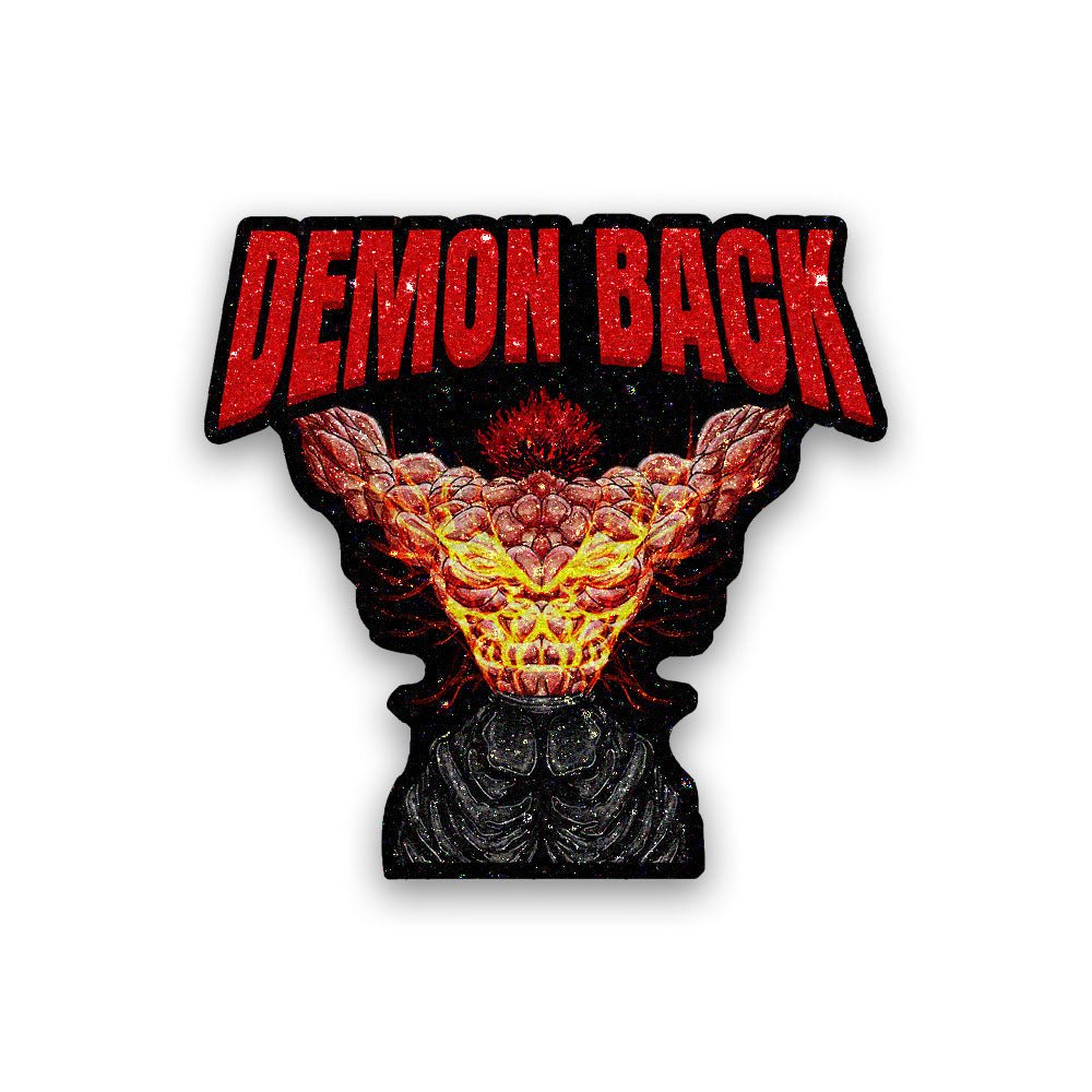Demon Back 2.1 Glitter Sticker