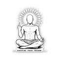 Discipline Focus Freedom Sticker