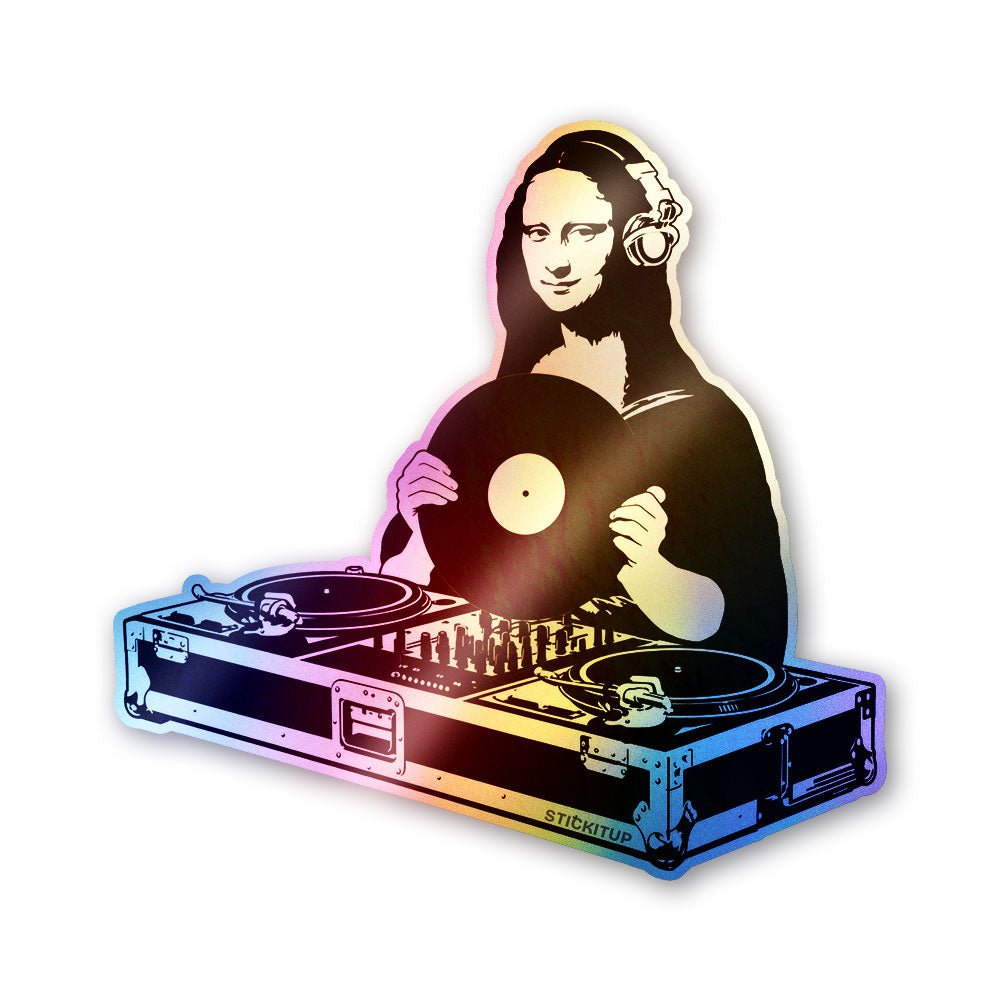 Dj Turntable Car Holographic Stickers