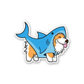 Dog Shark Sticker