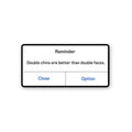 Double Chins Are Better Than Double Faces Sticker