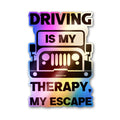 Driving Therapy Sticker Holographic Stickers
