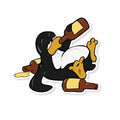 Drunk Linux Sticker