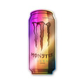 Energy Drink Can Graphic Holographic Stickers