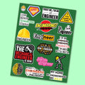 Engineering Sticker Sheet