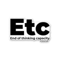 ETC Sticker
