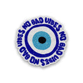 Evil eye - No Bad Vibes Glitter Sticker