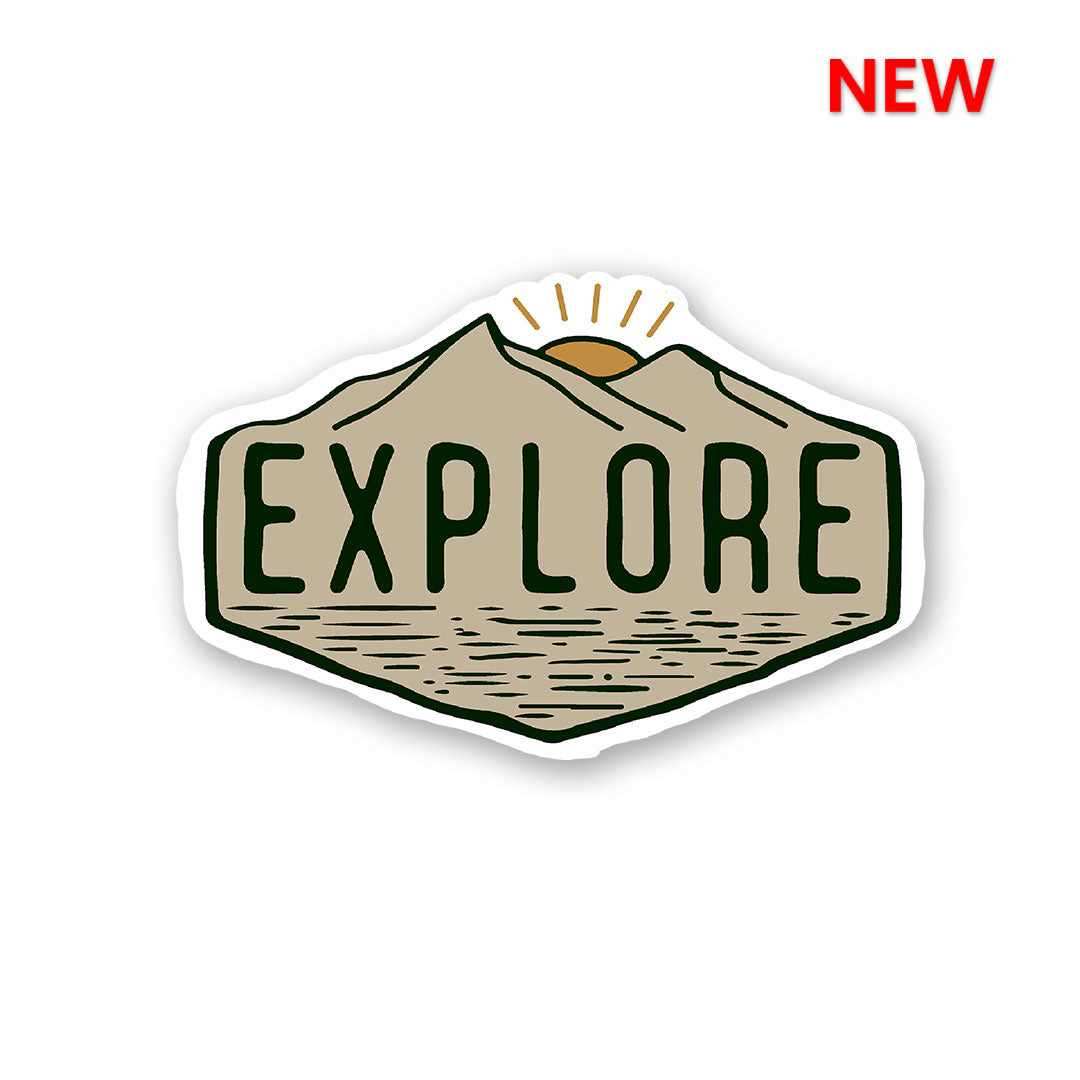 Explore Sticker
