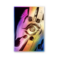Eye Sketch Surreal Holographic Stickers