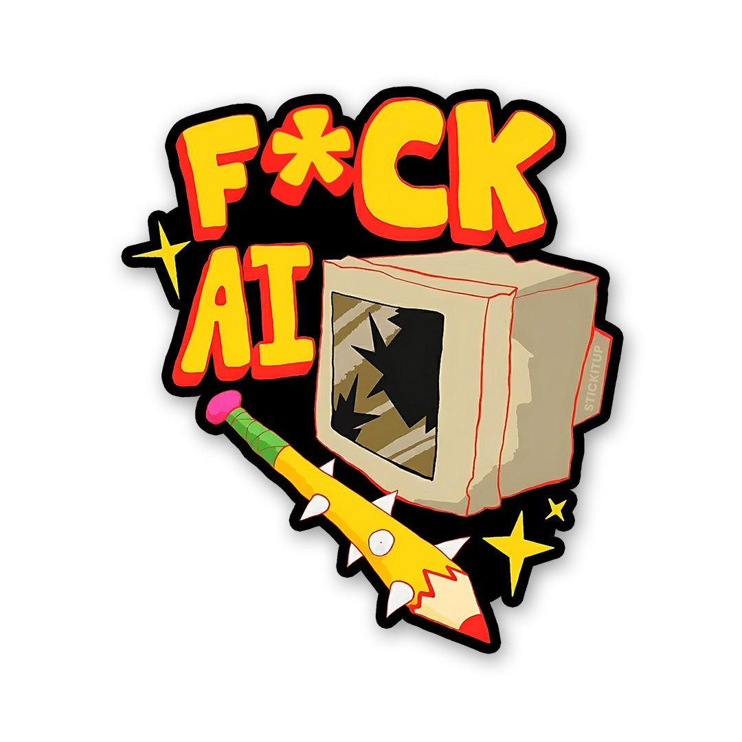 F Ck Ai Sticker