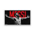 Footballer Arms Outstretched Glitter Sticker