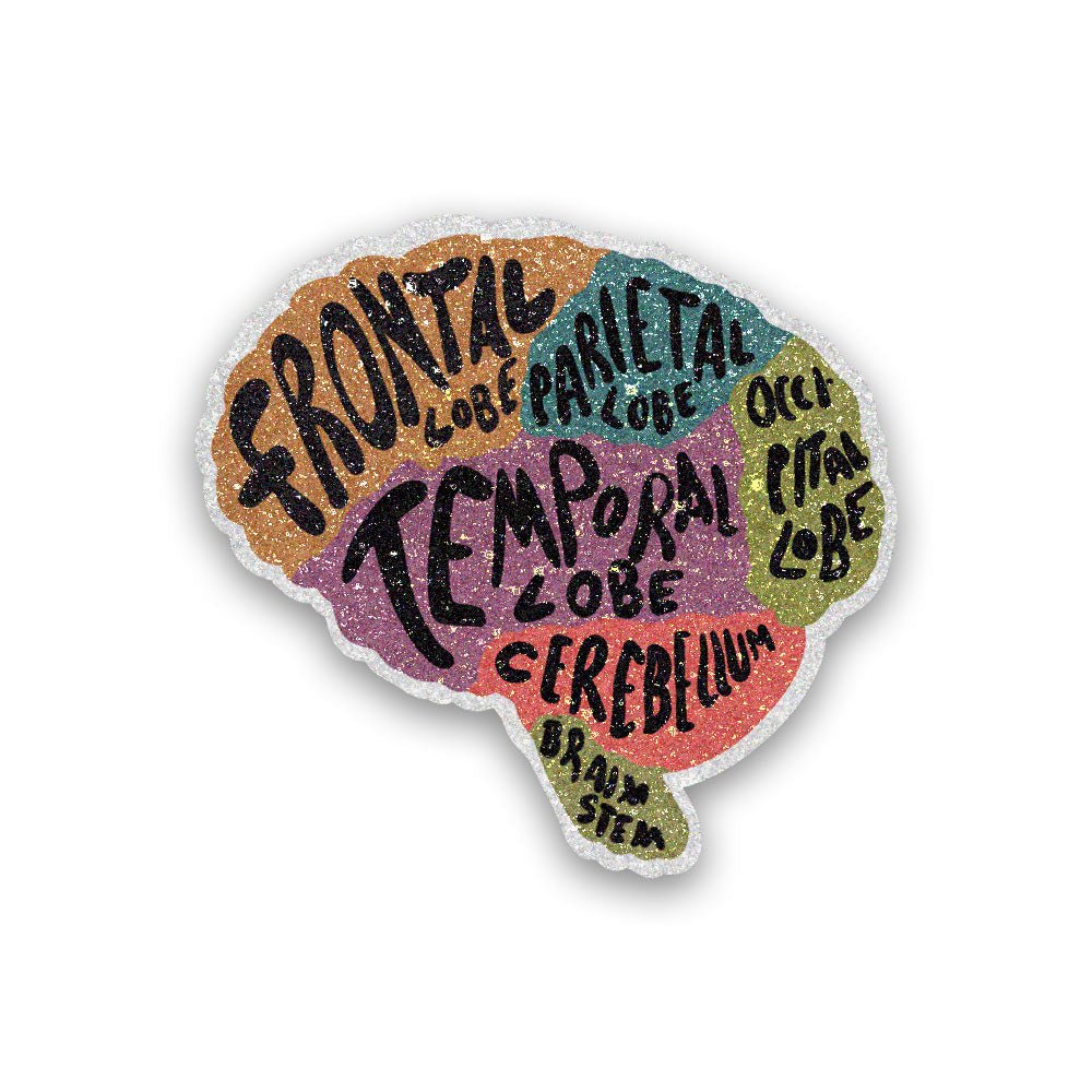 Frontal Temporal Glitter Sticker