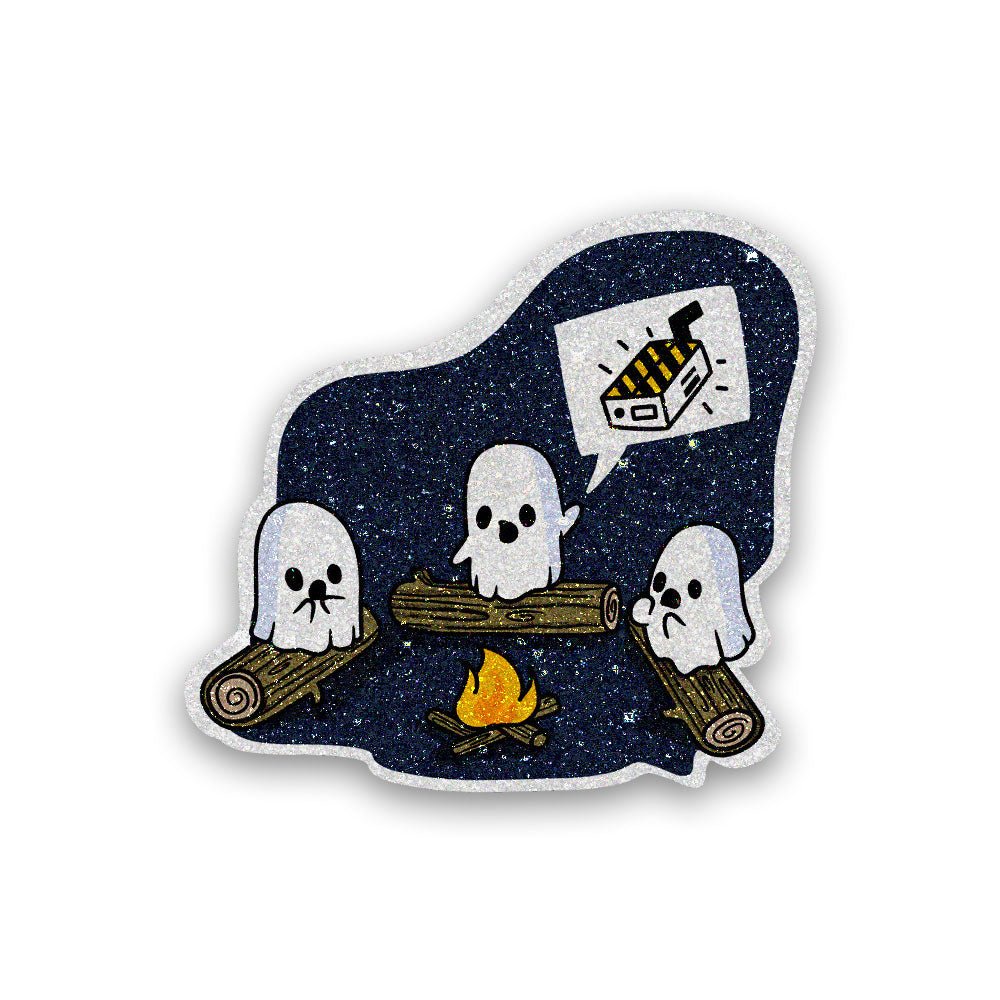 Ghost Glitter Sticker