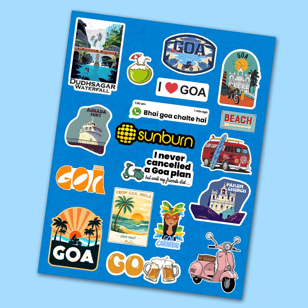 Goa Sticker Sheet