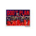GODS PLAN Sticker