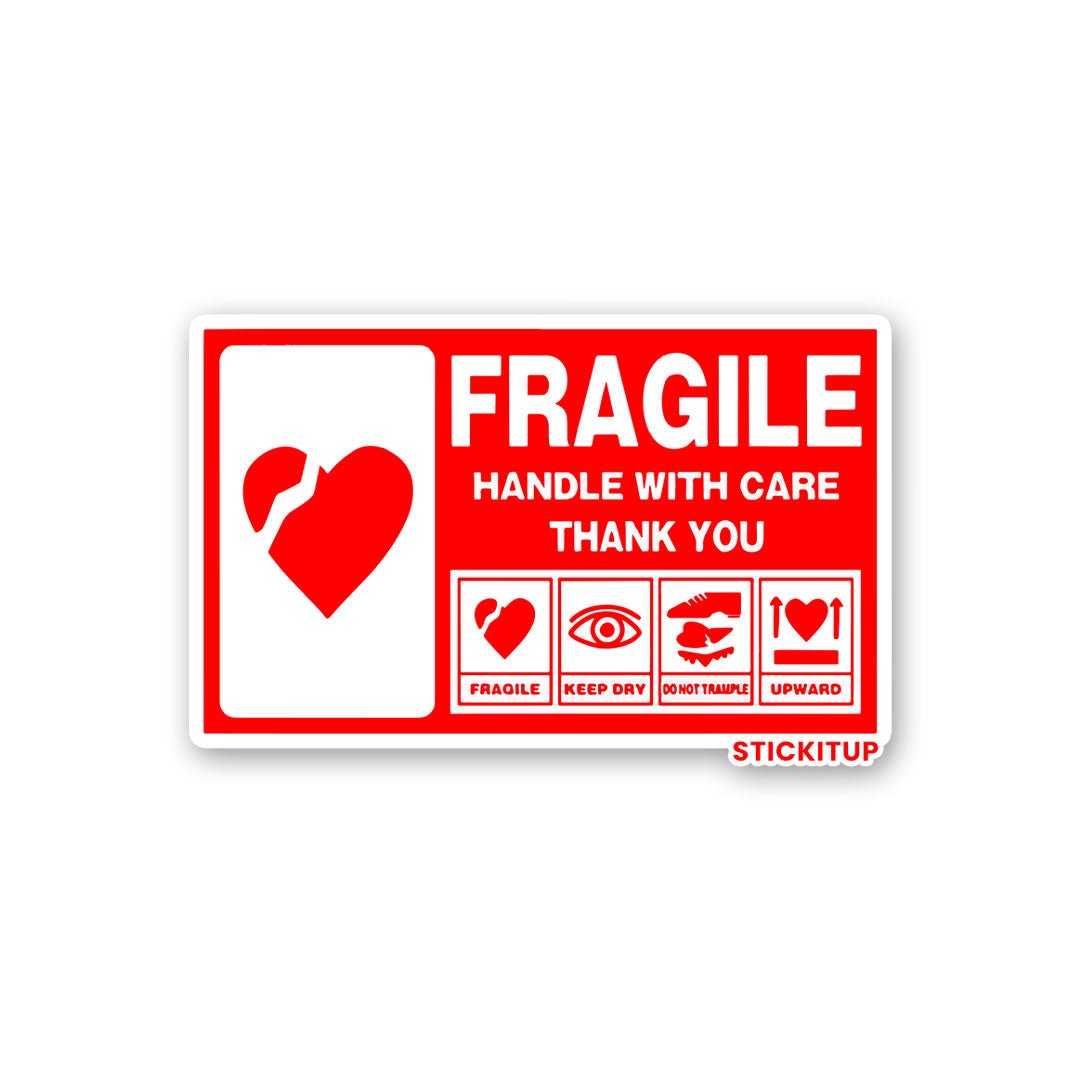 Handle With Care Sticker
