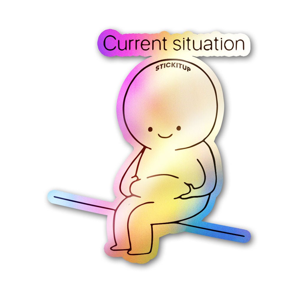 Happy & Heavy Holographic Stickers