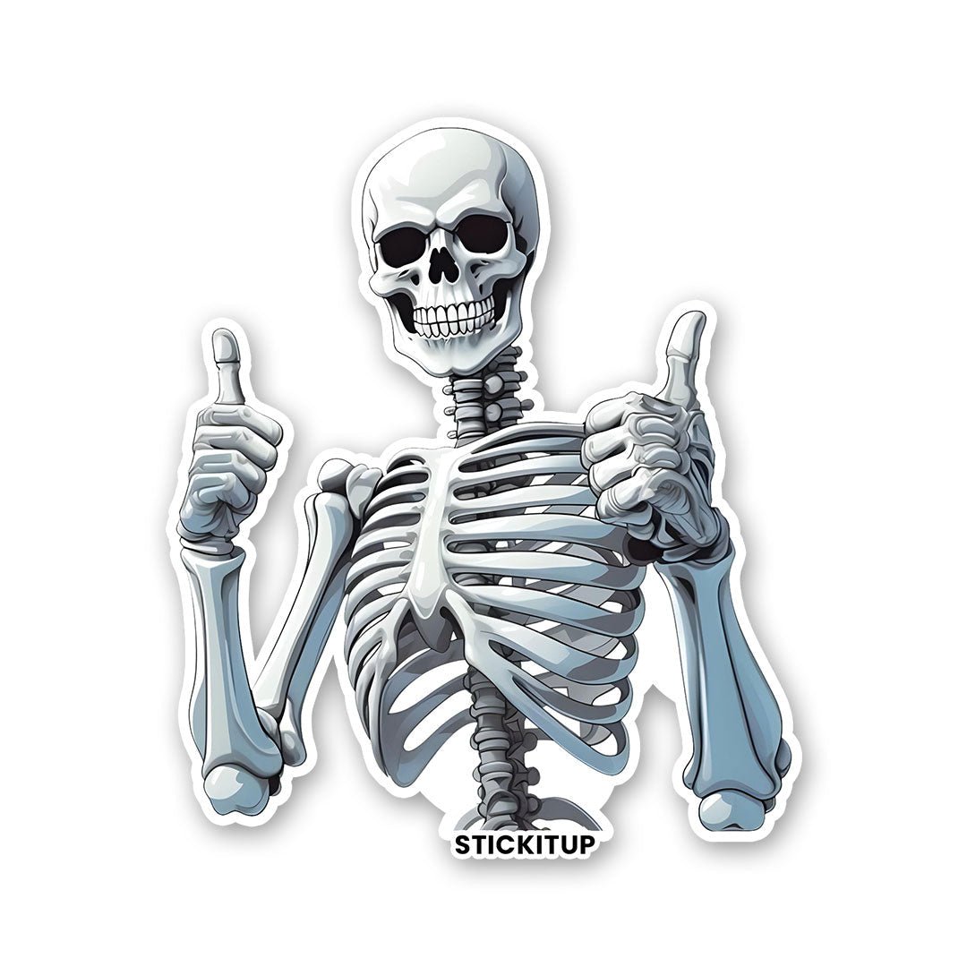 HAPPY SKULL Sticker